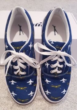 Women's Lace Up Custom Aircraft Shoes